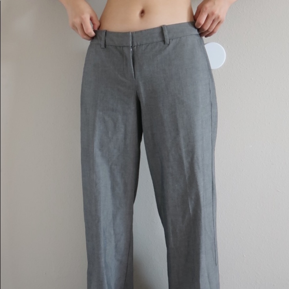 Grey Lowrise trousers